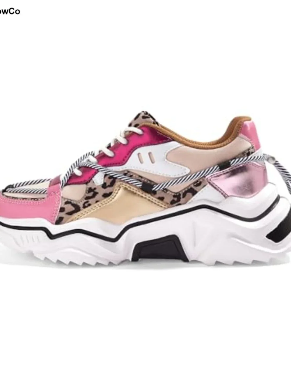 Platform Chunky Dad Sneakers Lace-Up Walking Shoes